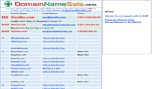 Desktop Screenshot of domainnamesale.com